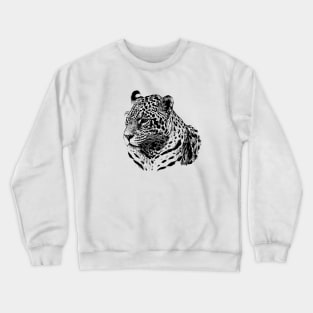 Jaguar portrait Crewneck Sweatshirt